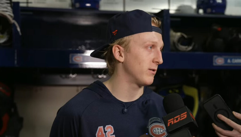 Practice: Adam Engström was in rotation with… Arber Xhekaj