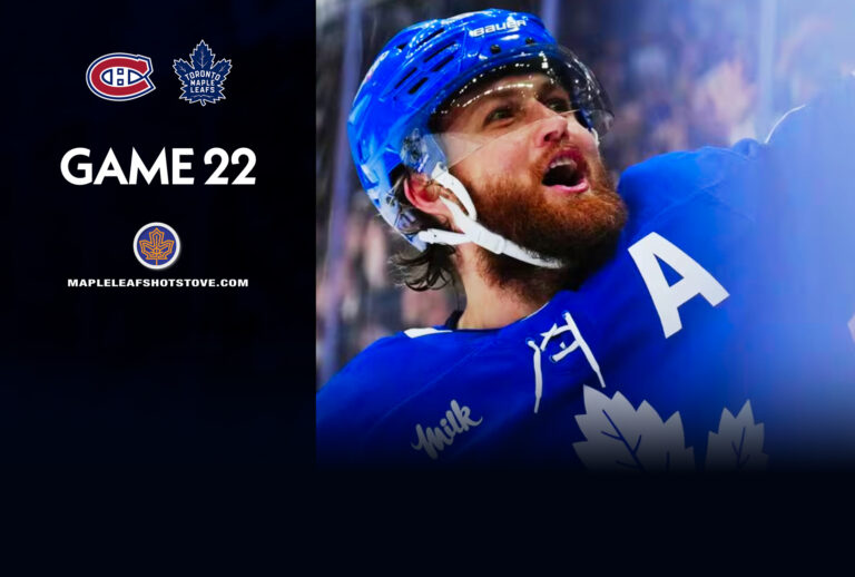 Toronto Maple Leafs vs. Montreal Canadiens – Game #22 Projected Lines, Preview & TV Info