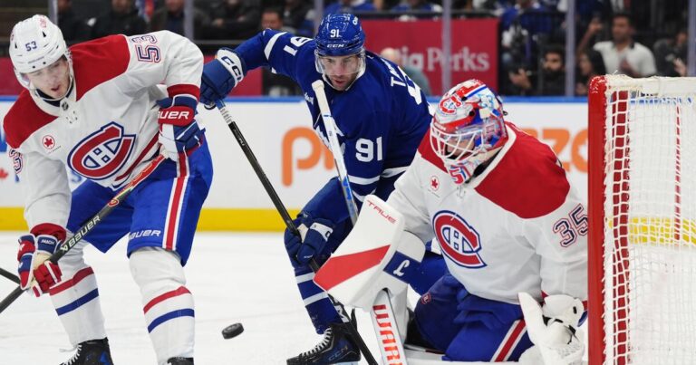 Matthews, Knies remain out as Leafs, Habs clash in battle of struggling teams