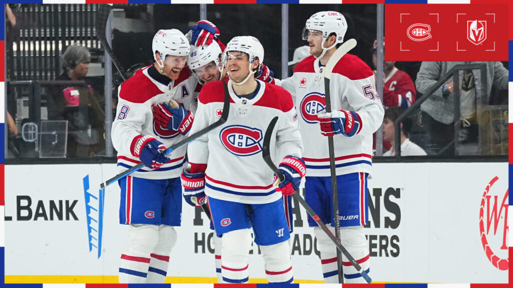 MTL@VGK: Game recap | Montréal Canadiens