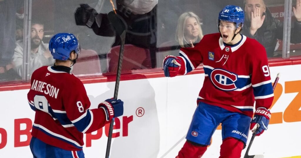 Cole Caufield scores shootout winner, Montreal Canadiens beat Winnipeg Jets to snap two-game skid