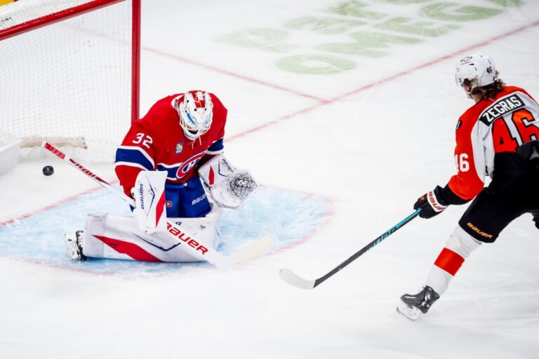Zegras extends goal streak to four games, Flyers top Canadiens 4-1