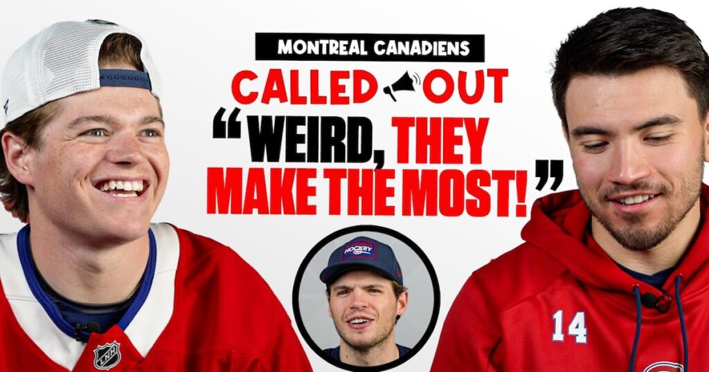 MONTREAL CANADIENS CALL OUT THEIR TEAMMATES FOR FUN! CALLED OUT