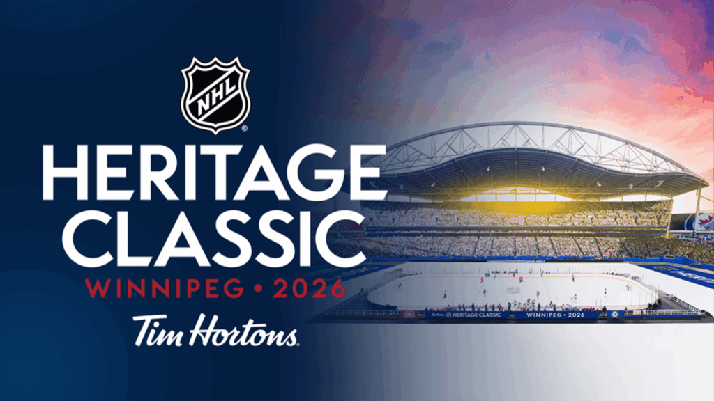 Jets to host Canadiens in 2026 Tim Hortons NHL Heritage Classic 