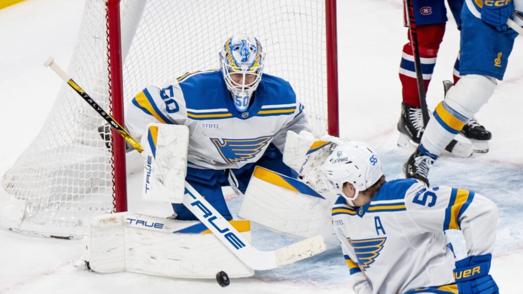 Canadiens' two-game win streak snapped with loss to Blues