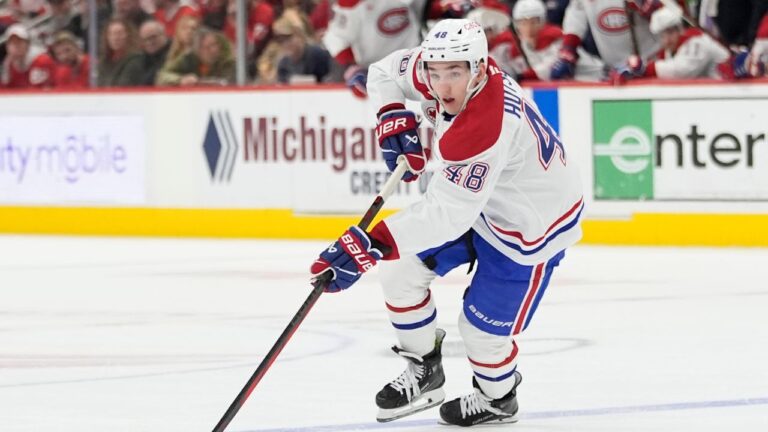Canadiens' Hutson proving he's ready for more responsibility