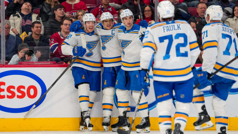 Schenn gets 3 points, Blues hold off Canadiens