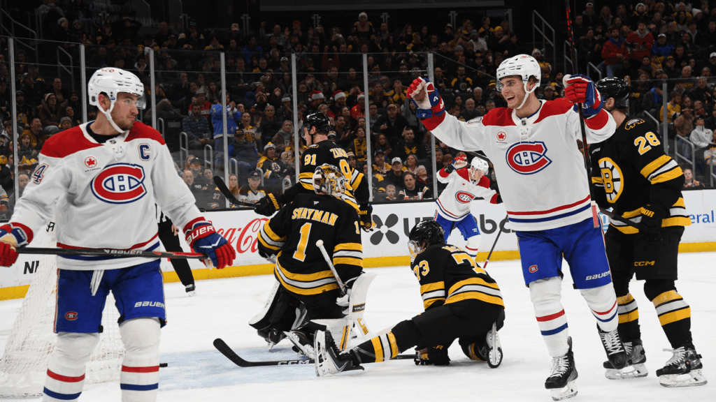 Canadiens score 5 straight, surge to win against Bruins