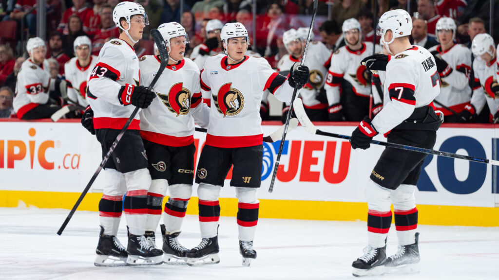 Tkachuk scores 1st goal of season, Senators defeat Canadiens