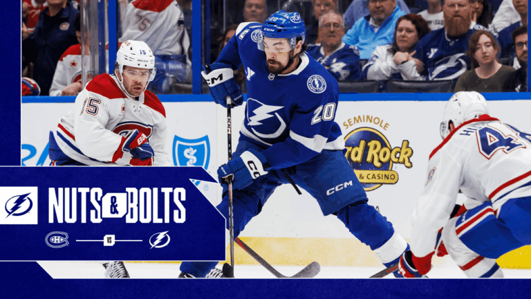Nuts & Bolts: Quick turn to face the Habs on Sunday in Tampa
