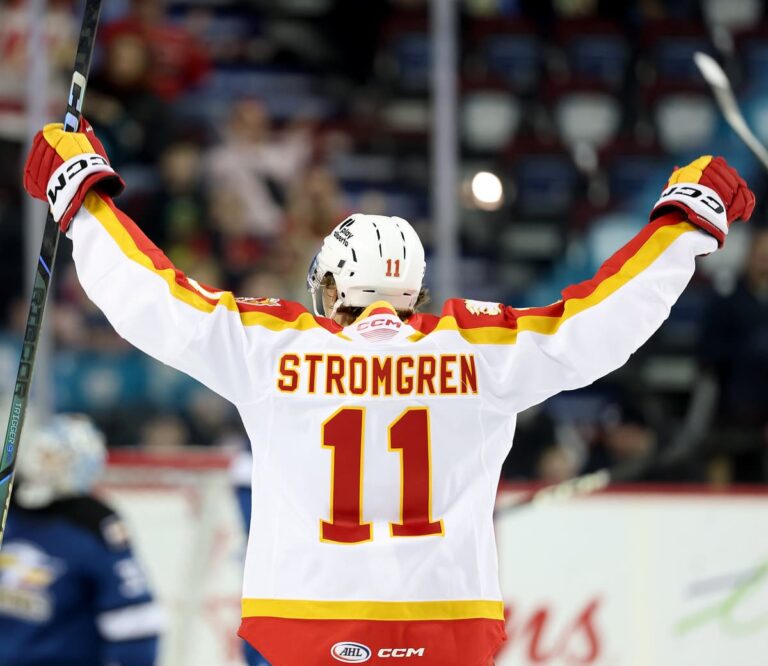 Flames prospect William Stromgren to make NHL debut against Montreal
