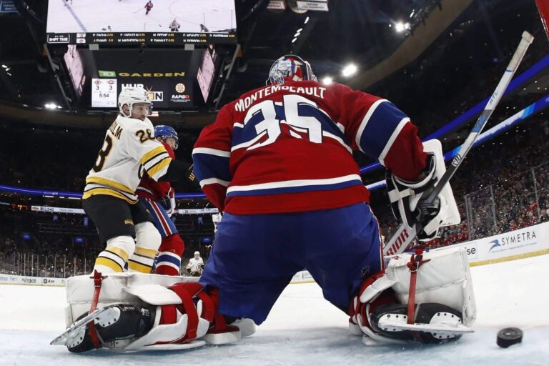 Sam Montembeault deserves blame for Canadiens loss to Bruins — but only his fair share