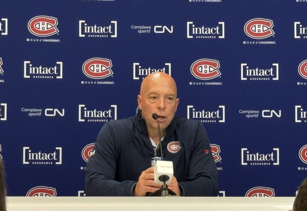 Kent Hughes meets the media