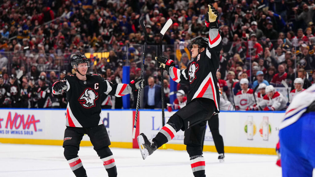 Thompson gets hat trick, 2 assists for Sabres in win against Canadiens