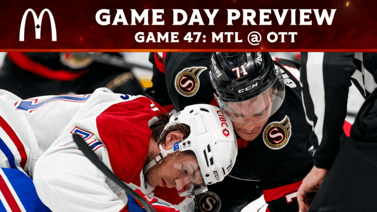 Sens and Canadiens clash in Ottawa