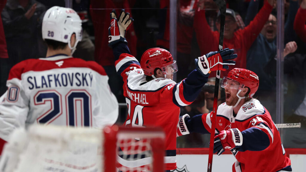 Frank scores twice in 3rd, Capitals complete comeback against Canadiens in OT