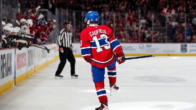 Caufield Lifts Canadiens Over Wild With Last-Second Goal