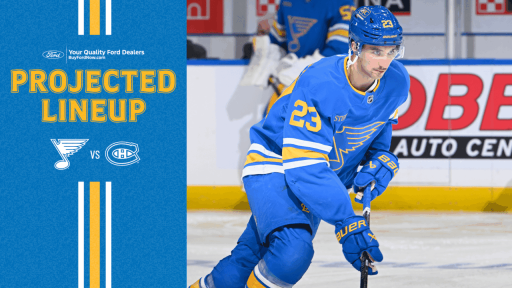 Projected Lineup: Jan. 3 vs. Montreal