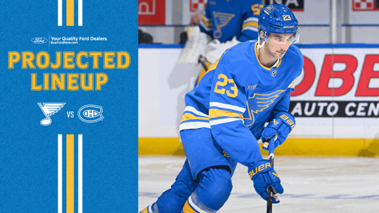 Projected Lineup: Jan. 3 vs. Montreal