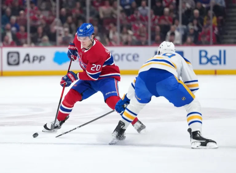Juraj Slafkovsky receives special treatment as Martin St-Louis pulls him aside at practice