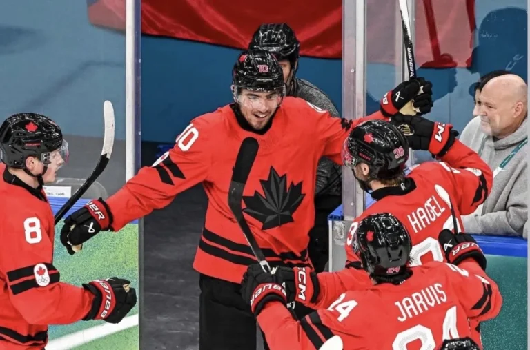 Olympic staff member under scrutiny after dangerous sequence following Nick Suzuki game-tying goal