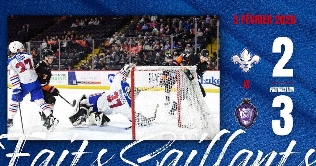 Trois-Rivières Lions | One Point to Close Out the Lions’ Road Trip