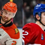 Montreal Canadiens defenseman Arber Xhekaj (72) looks on against the Vancouver Canucks during the first period at Bell Centre.