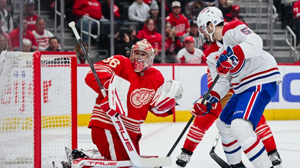 Detroit Red Wings face Atlantic Division foe Montreal Canadiens at LCA