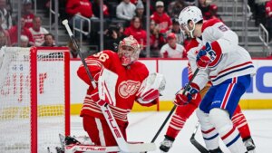 Detroit Red Wings face Atlantic Division foe Montreal Canadiens at LCA