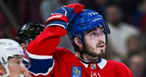 Montreal Canadiens’ Kirby Dach (upper-body) out 2-4 weeks