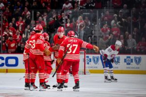 NHL roundup: Detroit Red Wings claim huge win over Montreal Canadiens