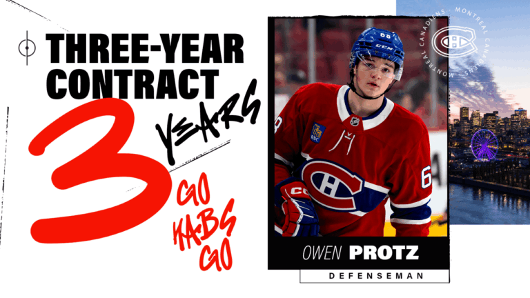 Three-year, entry-level contract for Owen Protz