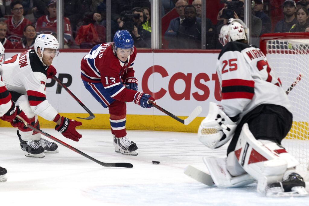 About Last Night: Cole Caufield shows frustration over being stuck at 49 goals