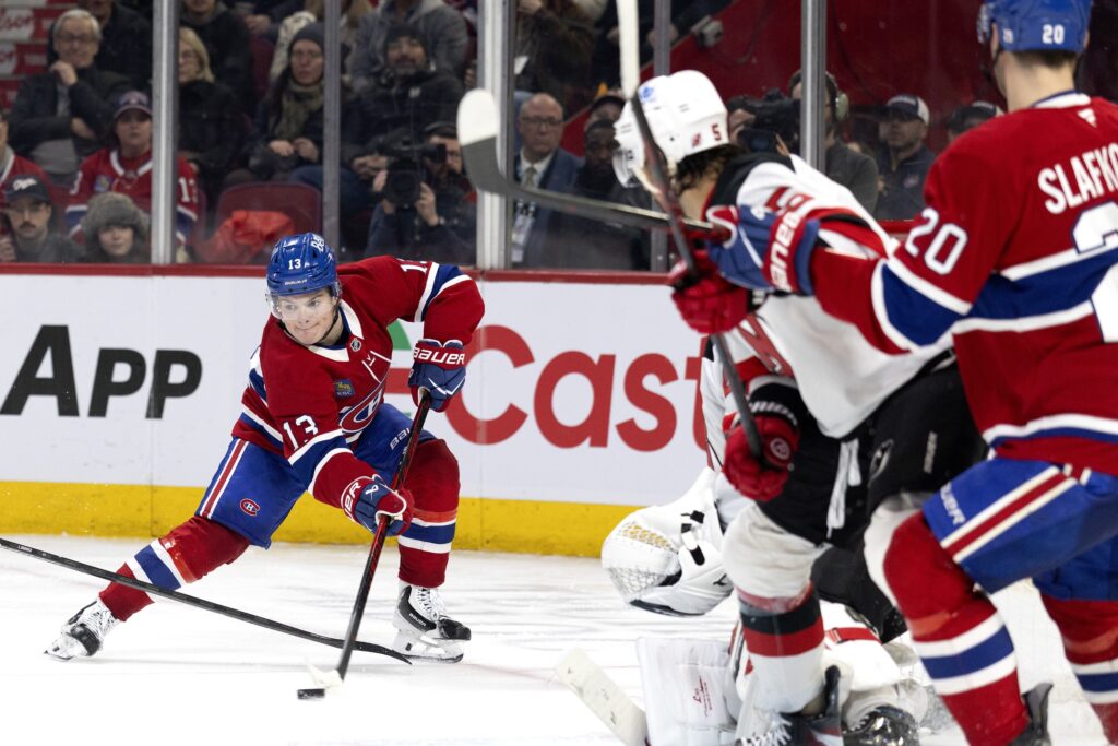 Hidden Game: Cole Caufield still seeking 50th goal as Canadiens' eight-game winning streak ends