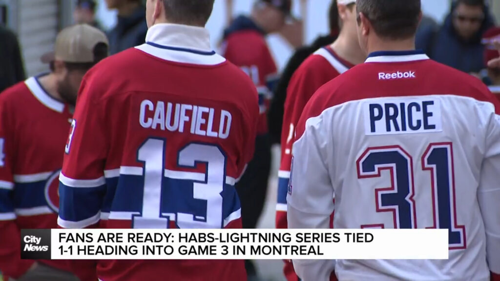 Fans ready as Habs-Lightning series shifts to Montreal for Game 3