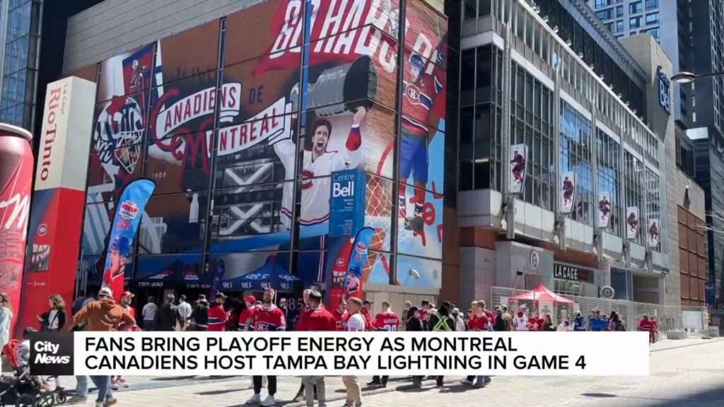 Fans bring energy as Montreal Canadiens host Tampa Bay in Game 4