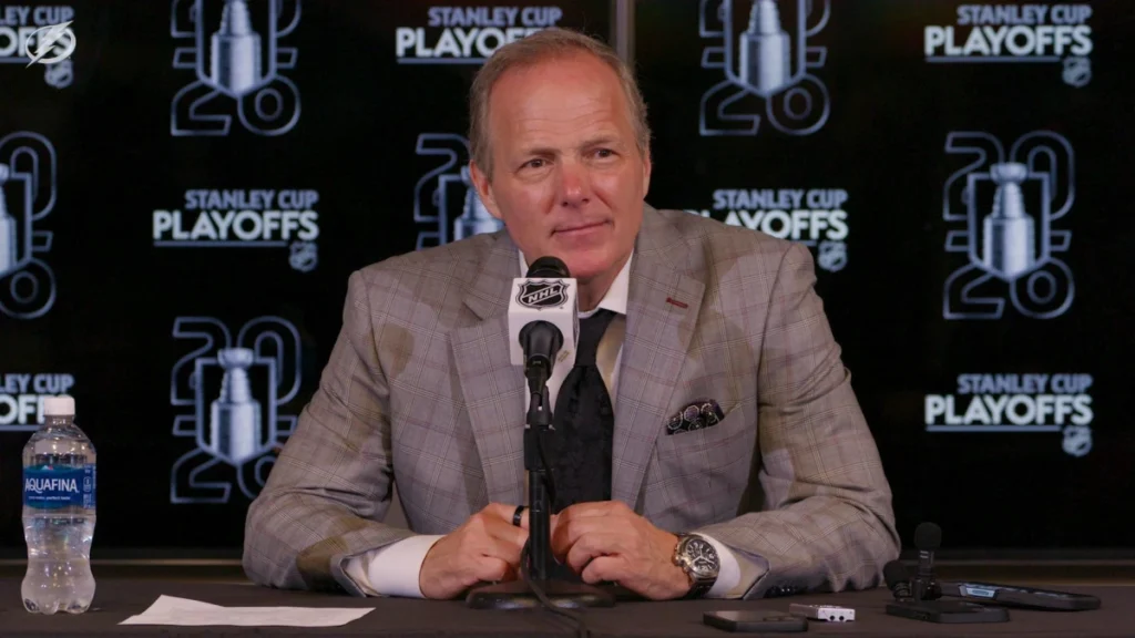 Photo of Tampa Bay Lightning head coach Jon Cooper.