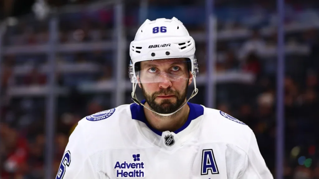 Tampa Bay Lightning right wing Nikita Kucherov (86) is seen in a game agains the Ottawa Senators during the second period at Canadian Tire Centre.