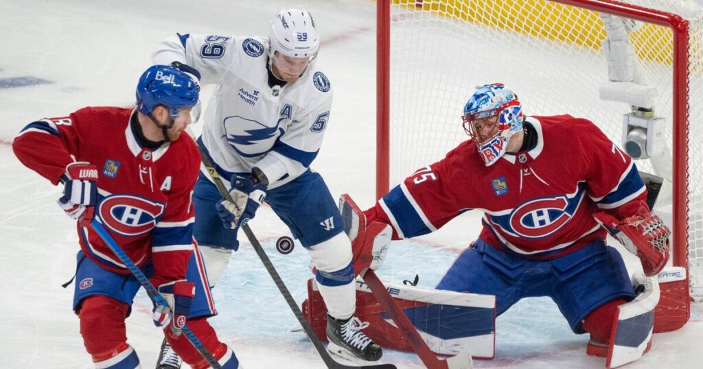 Montreal Canadiens, Tampa Bay Lightning head to overtime for third-straight game