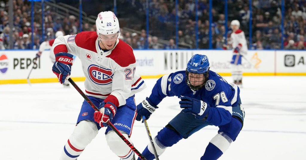 Slafkosvky, Anderson, Matheson absent from Canadiens practice