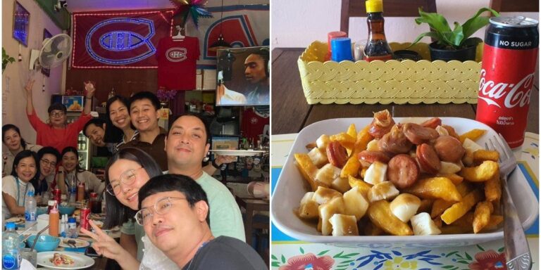 A Habs-themed restaurant in Thailand serves poutine and Montrealers can't believe it's real
