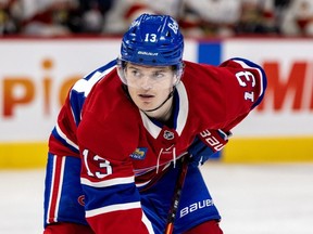 Montreal Canadiens forward Cole Caufield.