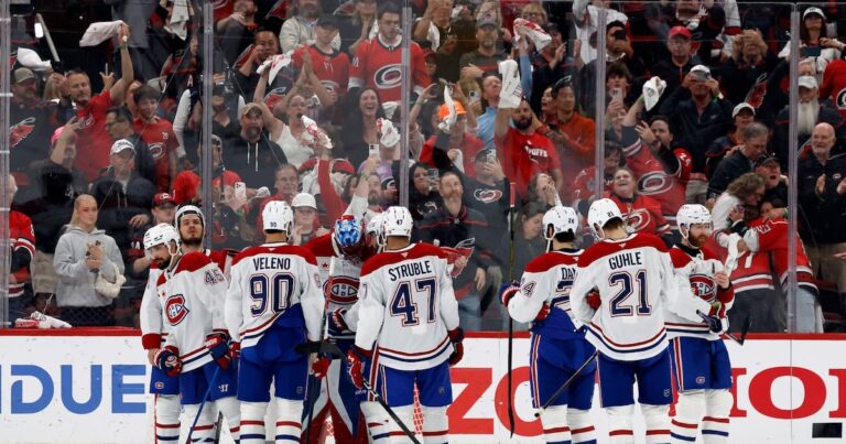Canadiens look to the future after falling to Hurricanes