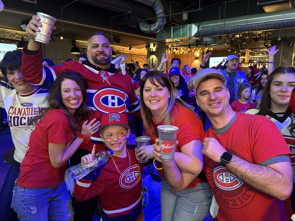 Montreal Canadiens fans return to L’espace 1909 for Game 2 watch party