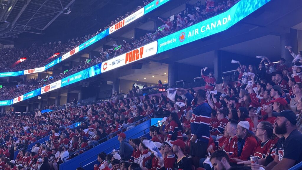 Fans pack the Bell Centre for Montreal Canadiens–Buffalo Sabres Game 7 watch party