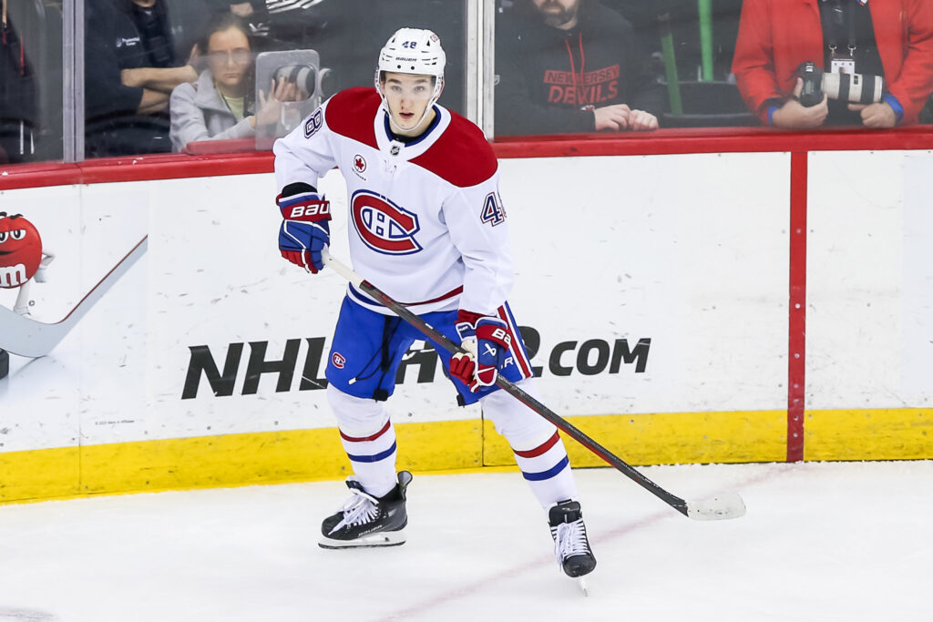 Lane Hutson Montreal Canadiens