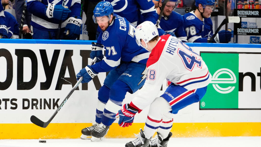 Canadiens fail to register shot in second period of Game 7
