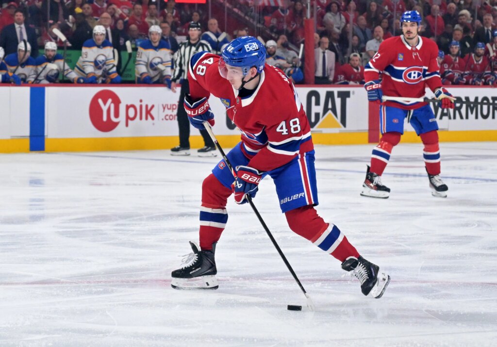 Lane Hutson getting MVP love from the Bell Centre