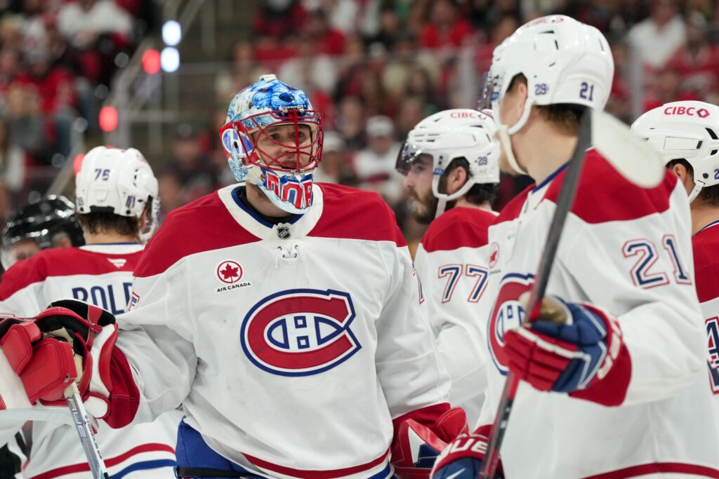 Montreal pummels Carolina in Game 1