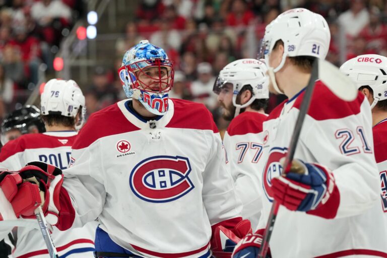 Montreal pummels Carolina in Game 1